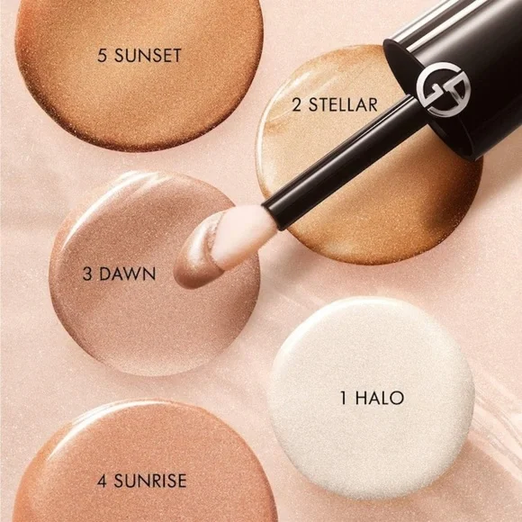NIB Giorgio Armani Beauty Luminous Silk Acqua Highlighter in Shade #1 “Halo” - Picture 5 of 11